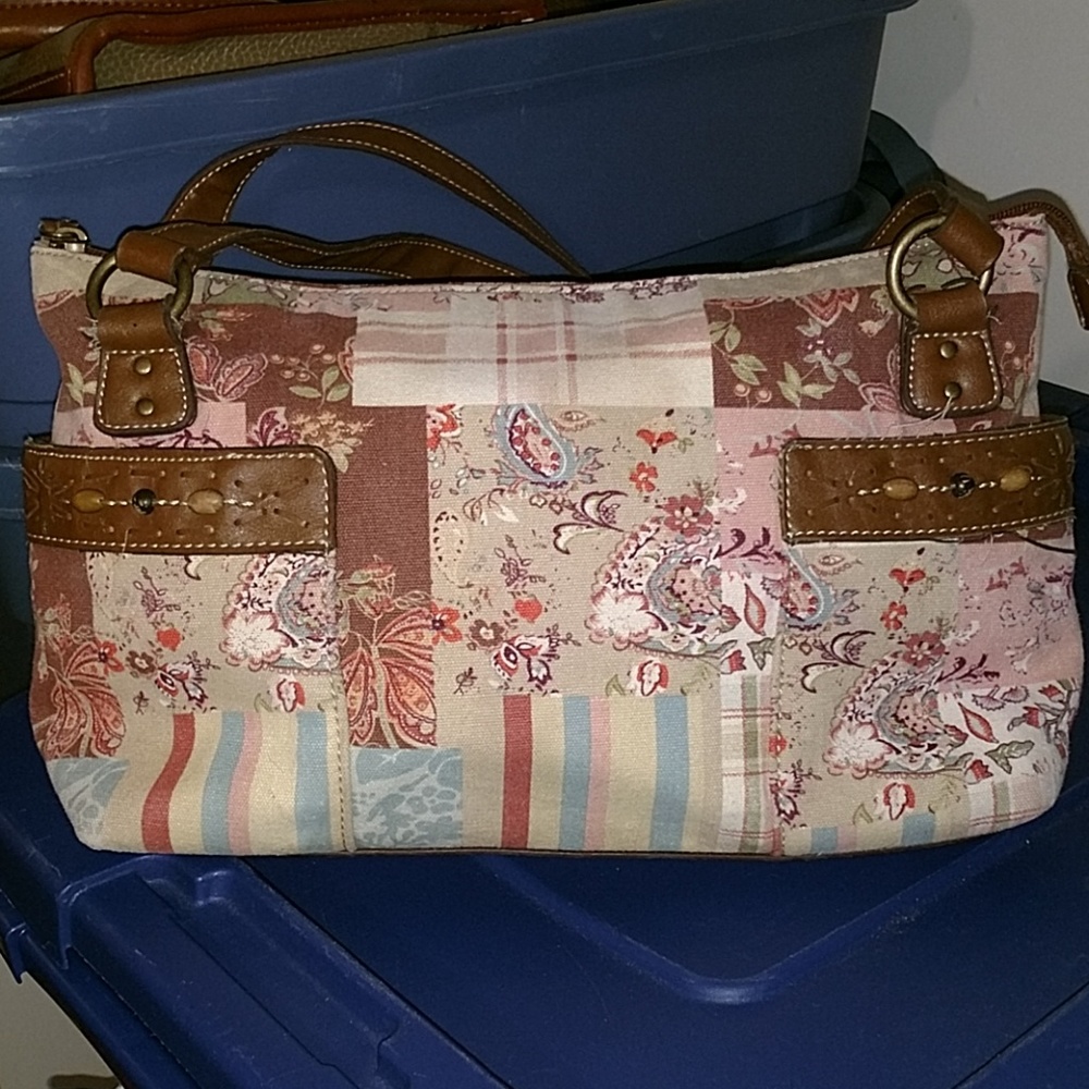 Relic patchwork purse